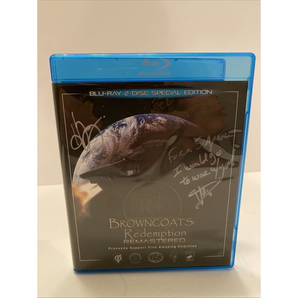 Firefly, Browncoats: Redemption Blu-Ray 2010, A Fan Film For‎ Charity Signed